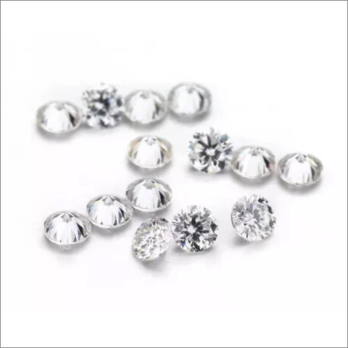 White Round Cubic Zirconia - Size: Different Available