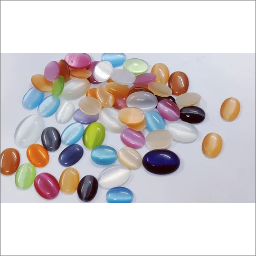 Monalisa Cubic Zirconia - 8x10 Mm , Multicolor - High Purity Gemstone For Jewelry Decoration