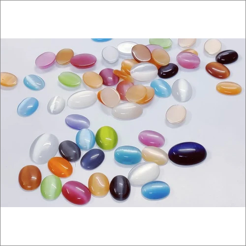 Monalisa Cubic Zirconia - 8x10 Mm , Multicolor - High Purity Gemstone For Jewelry Decoration