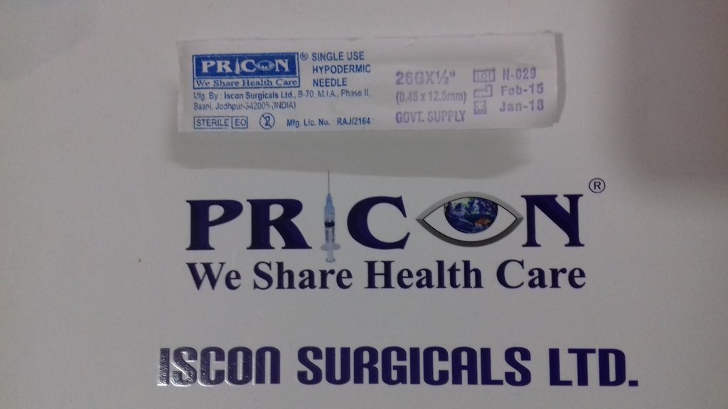 Single Use Needle 26g Grade: Grade