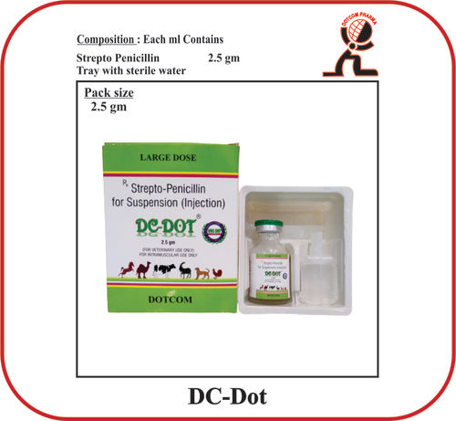 स्ट्रेप्टो पेनिसिलिन 2.5 ग्राम ब्रांड- डीसी - डॉट