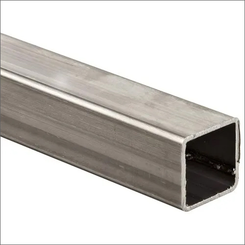 Stainless Steel Square Tube - 2-10 Mtr Length, Silver Color, Customized Shape, Polished Surface | Stainless Steel Hollow Sections for Construction