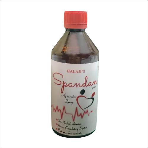 Spandan Ayurvedic Spandan Syrup - Liquid Formulation For Heart Health