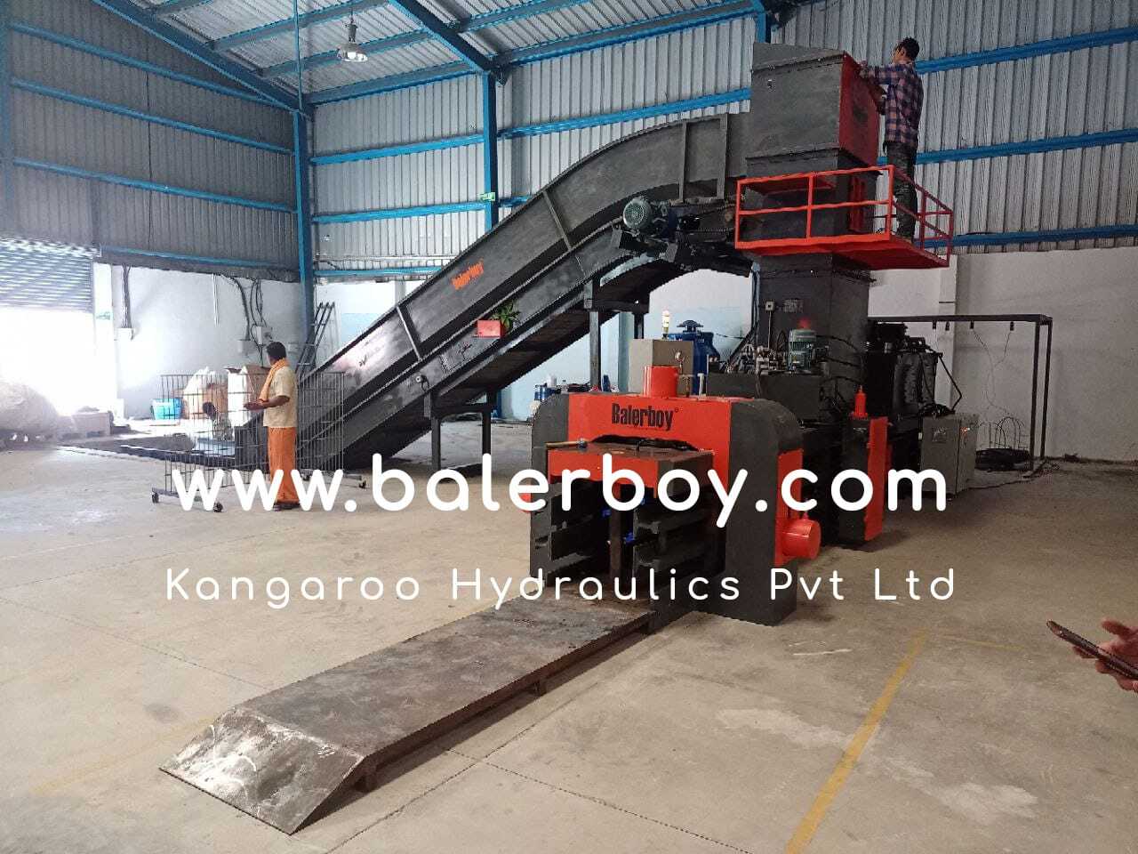 Fully Automatic Horizontal Auto-tie Baling Machine Body Material: Stainless Steel