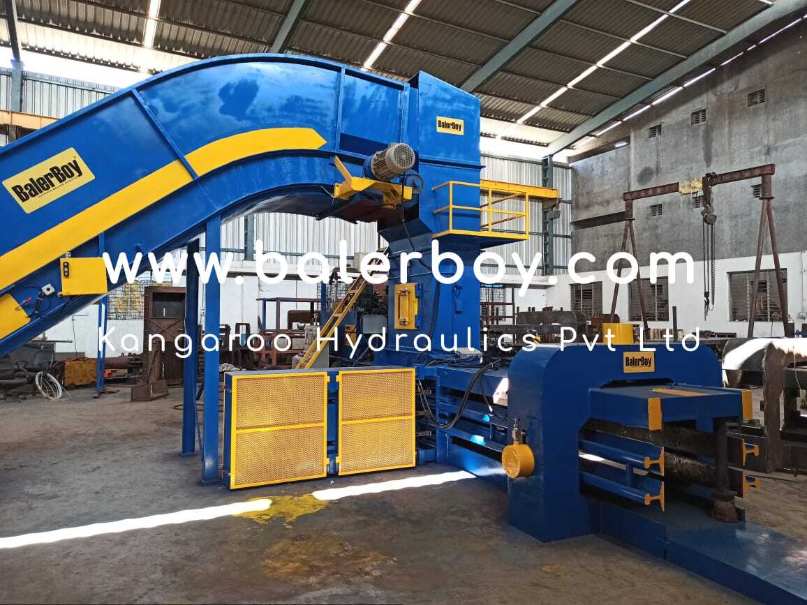 Fully Automatic Horizontal Auto-tie Baling Machine Body Material: Stainless Steel