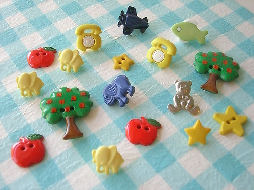 आकार वाले बटन