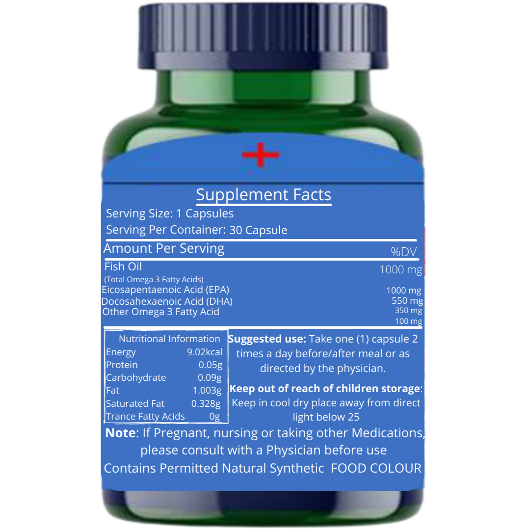 Ayurvedic Medicine Fish Oil Capsule