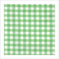 ग्रीन यार्न डाईड चेक फैब्रिक टेक्सचर: प्रिंटेड