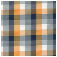 पॉलीकॉटन चेक यार्न डाईड फैब्रिक टेक्सचर: प्रिंटेड