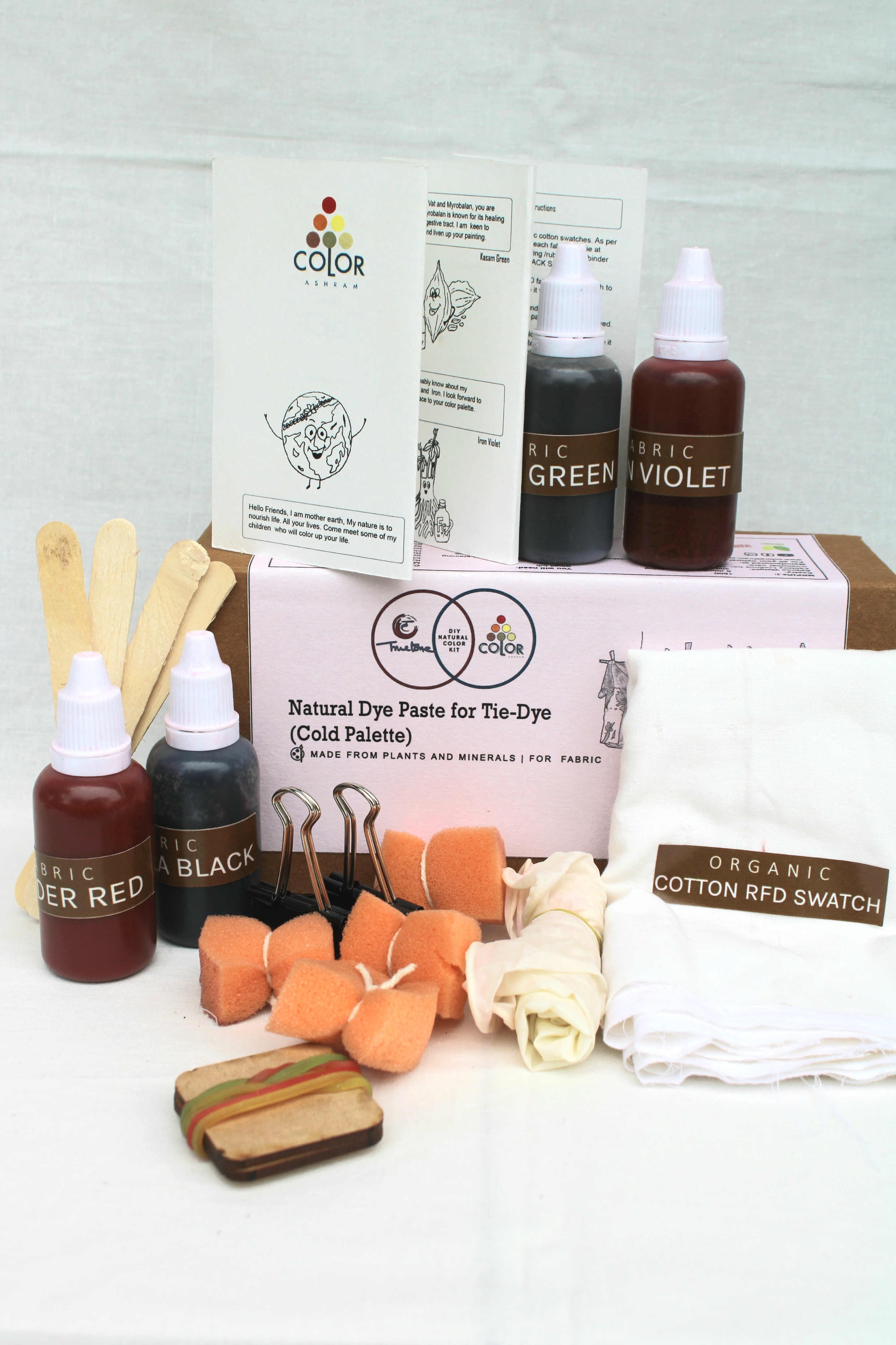 Diy Kit: Natural Dye Paste For Tie-dye (Cold Palette)