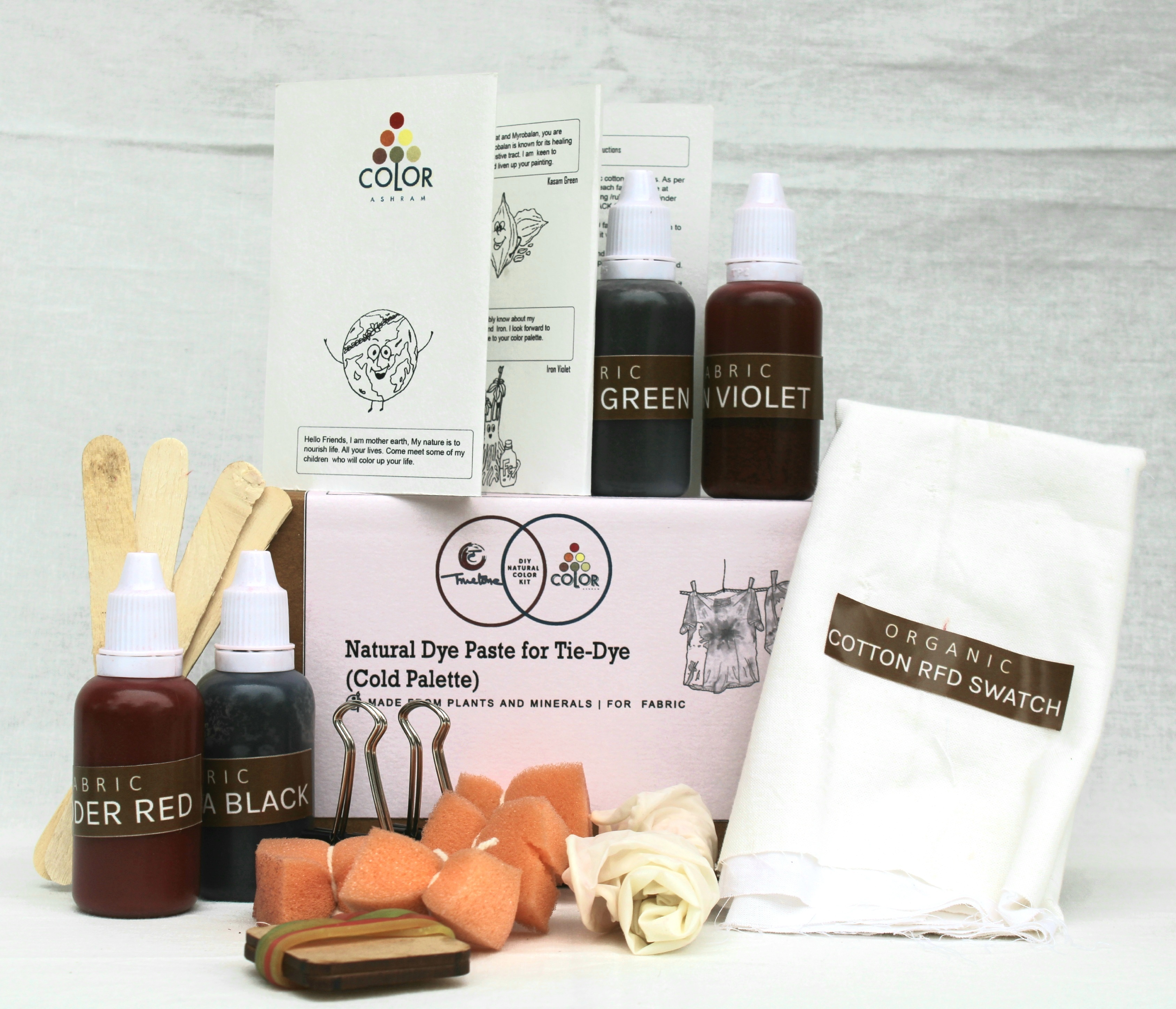 Diy Kit: Natural Dye Paste For Tie-dye (Cold Palette)