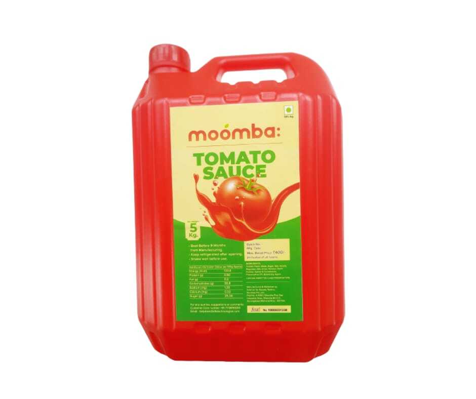 Tomato Sauce - 5 Kilograms | High Quality, Salt Preservation Process, 9 Months Shelf Life