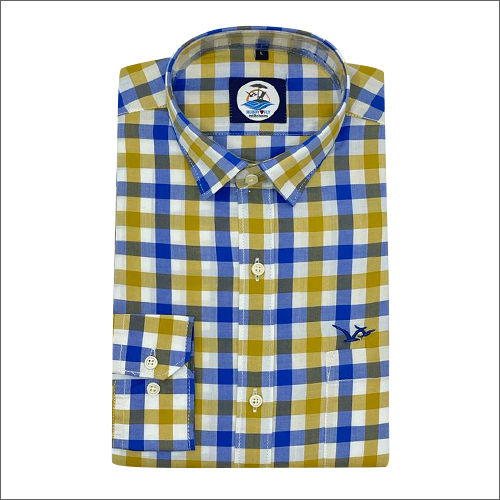 Washable Mens Cotton Check Shirt