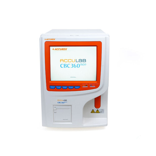 पूरी तरह से स्वचालित हेमेटोलॉजी विश्लेषक - Acculab Cbc 360 नियो Rfid - 3 भाग - Acurex बायोमेडिकल कलर कोड: सफेद