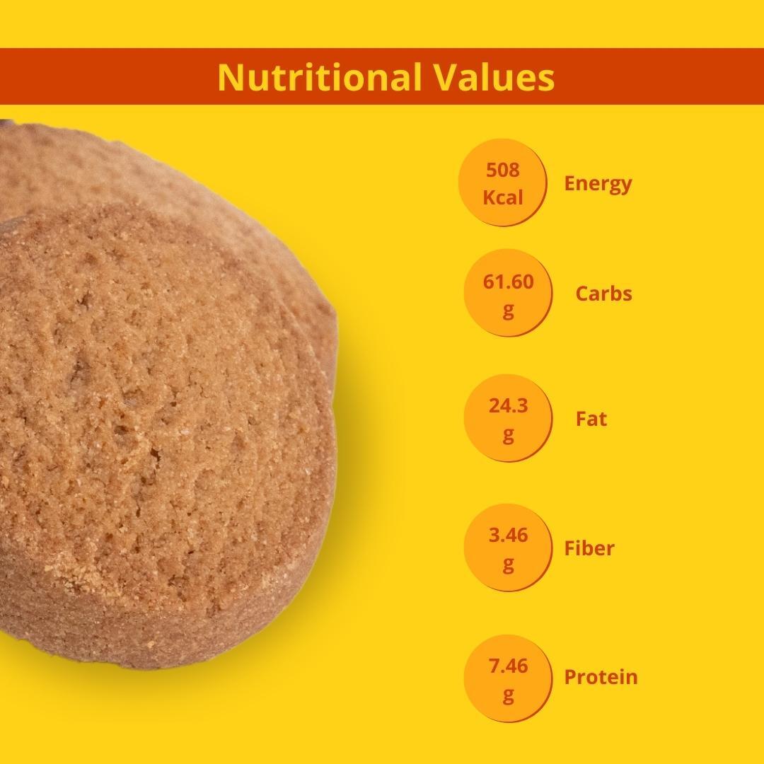 Quinoa Cookies And Biscuits - 120g Box, Premium Protein-rich Snack With Whole Wheat, Unrefined Sugar, Dietary Fiber, Antioxidants, Salted And Sweet Flavors