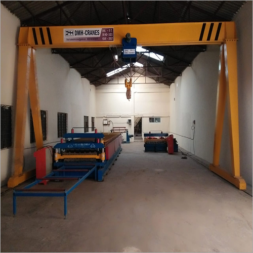 Single Girder Goliath Crane Application: Outdoor Yard