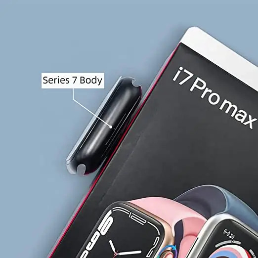 I7 Pro Smartwatch - 5cm Black Lcd, Lithium Battery 8 Days | Heart Rate, Oxygen Monitor, Bluetooth, Fitness Tracking, Ip67