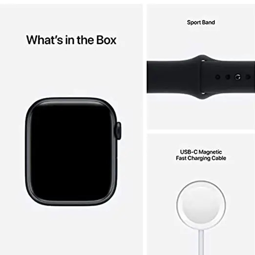 I7 Pro Smartwatch - 5cm Black Lcd, Lithium Battery 8 Days | Heart Rate, Oxygen Monitor, Bluetooth, Fitness Tracking, Ip67