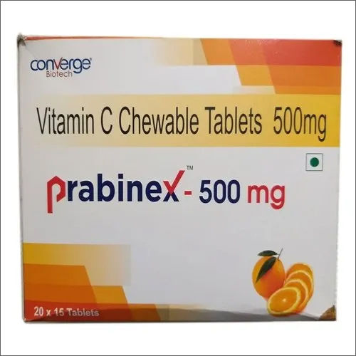 500mg Vitamin C Chewable Tablets Dry Place