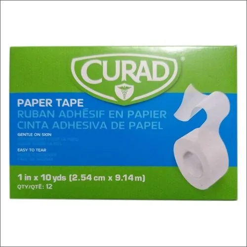 सफेद 2.54 सेमी X 9.14 एम पेपर टेप