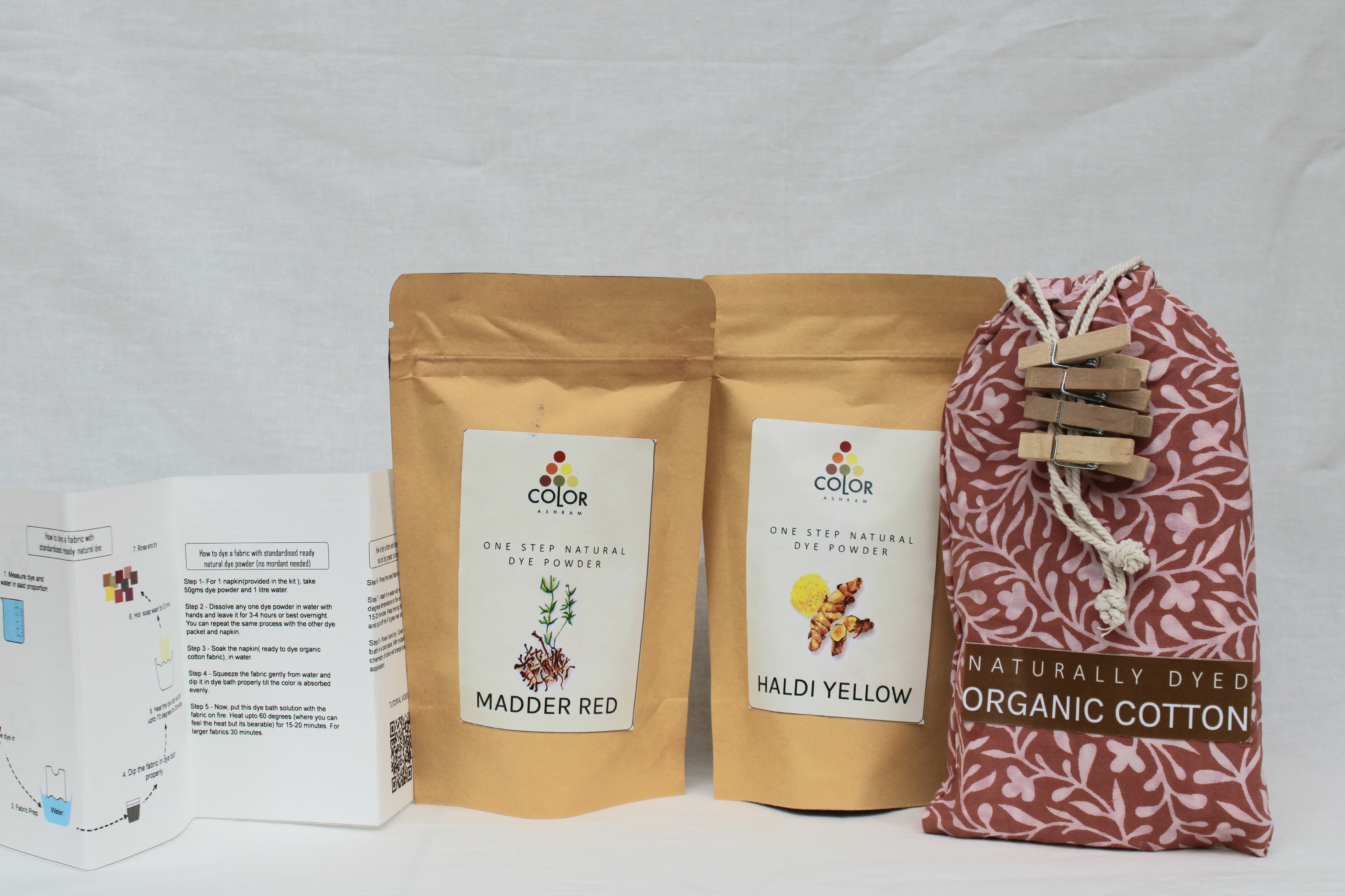 Diy Kit: One Step Natural Dyeing Kit (Version1