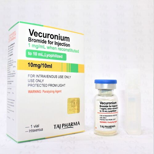 Vecuronium Bromide For Injection 10mg/10ml - Non-depolarizing Neuromuscular Blocker, Lyophilized Powder For I.v. Use, For Anesthesia And Muscle Relaxation