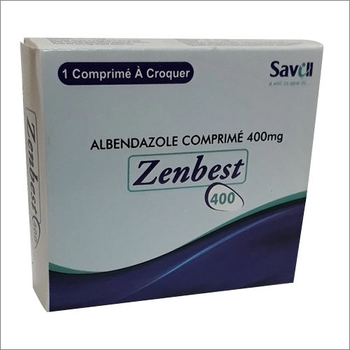 400mg एल्बेंडाजोल कॉम्प्रीम