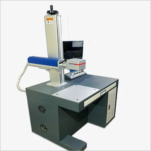 Number Marking Machine - White, New Fiber Laser Technology | Precision Marking, Durable Design