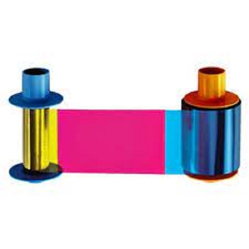 Fargo Id Card Printer Ribbon - Dye, 2.5 X 1.2 Inches, Black | Cost-effective, Durable Output, High-quality Prints, Easy Installation, Reliable Performance, Sharp Images