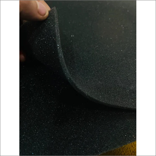 High Density Black Pu Foam Roll - Soft Plain Texture, Light Weight, Customized Packaging | Perfect For Cushioned Applications And Insulation