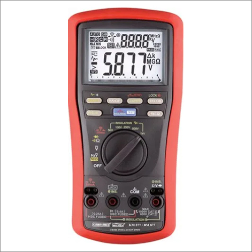 ब्लैक एंड रेड हैंड हेल्ड इंसुलेशन रेसिस्टेंस टेस्टर