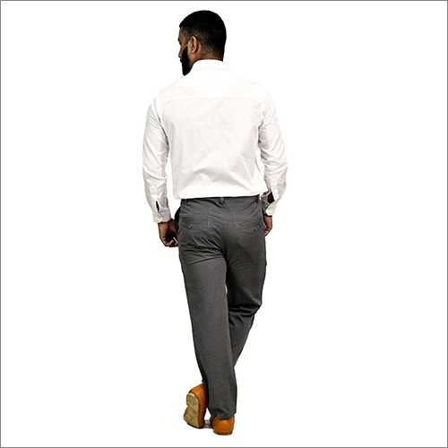 White Cotton Plain Shirt - Multiple Sizes And Colors | Full Sleeves, Beaded Closure, Washable For All Seasons