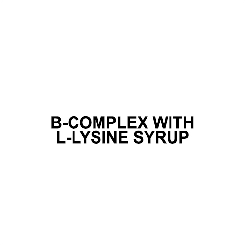 B-complex With L-lysine Syrup General Medicines