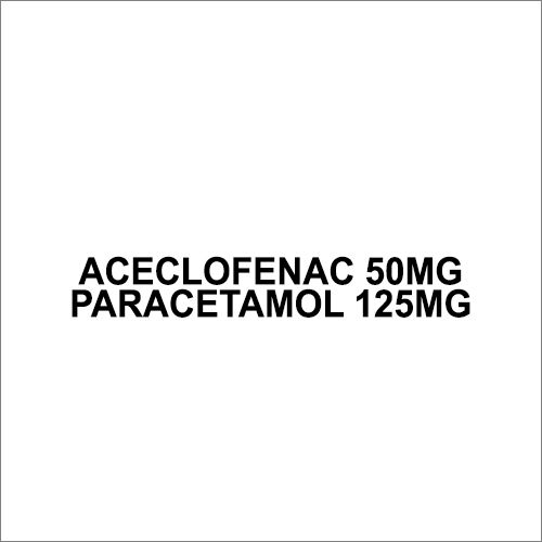 50mg Aceclofenac And 125mg Paracetamol Syrup General Medicines