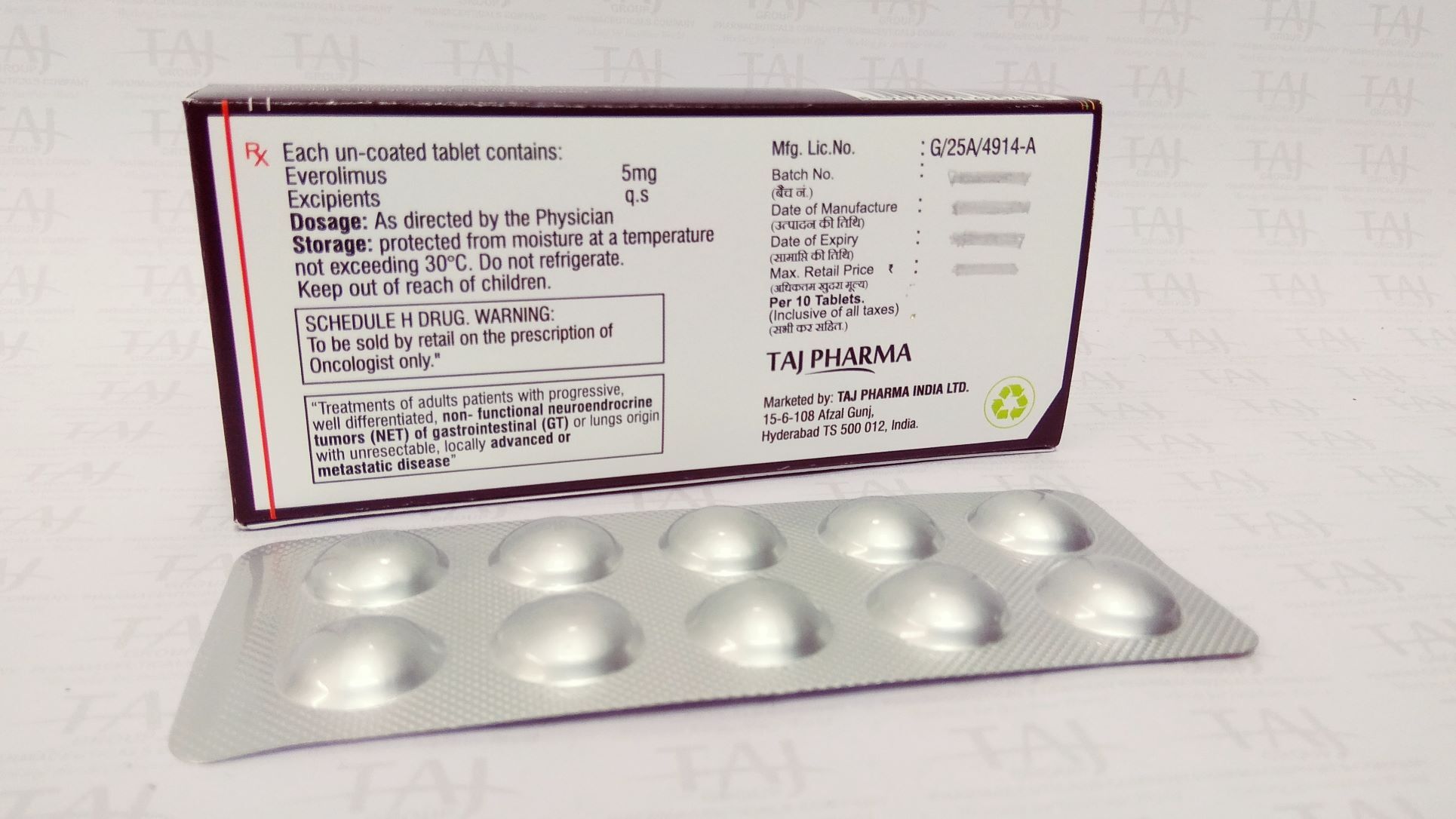 Everolimus Tablets 5mg Specific Drug