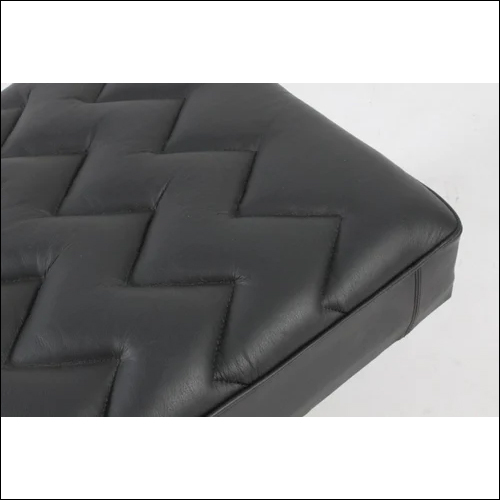 Glossy Leather Furniture Bench
