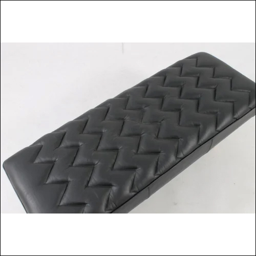 Glossy Leather Furniture Bench