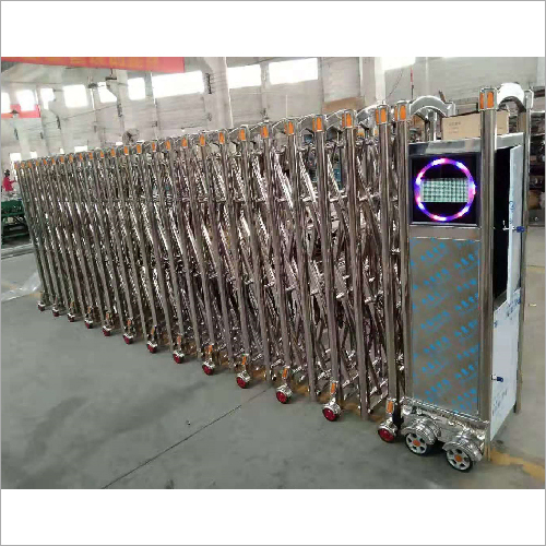Motorised Retractable Gates - Material: Stainless Steel