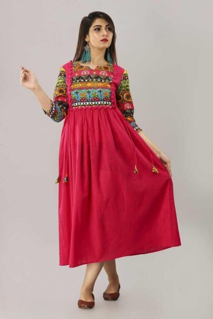 Womens Rayon With Digital Print Kurtis...