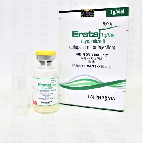 Ertapenem For Injection 1gm Expiration Date: 2 Years