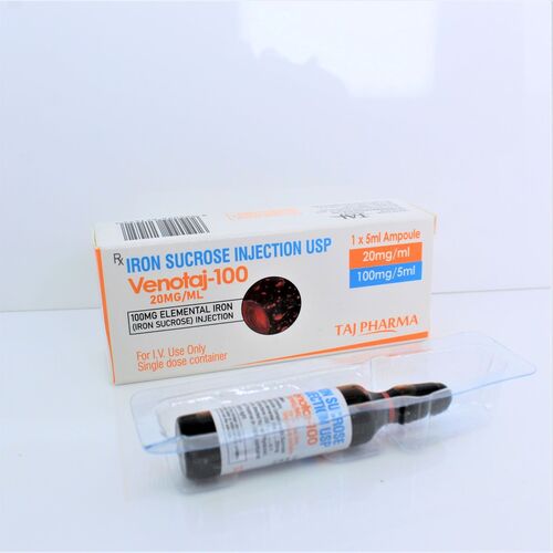 Iron Sucrose Injection Usp 100mg/5ml General Medicines