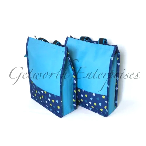 ब्लू पॉलिएस्टर थम्बूलम बैग