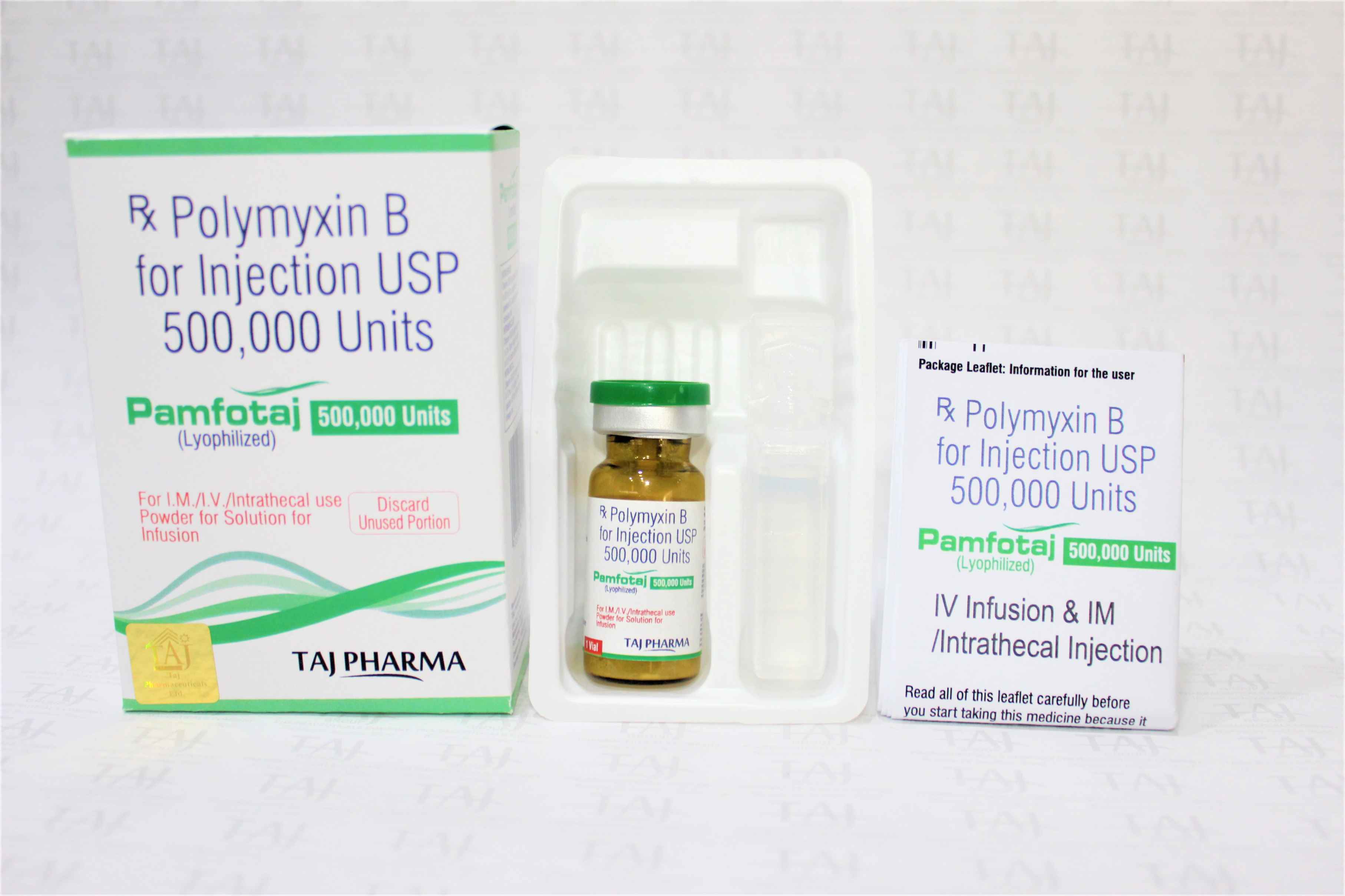 Polymyxin B For Injection Usp 500000units Expiration Date: 2 Years