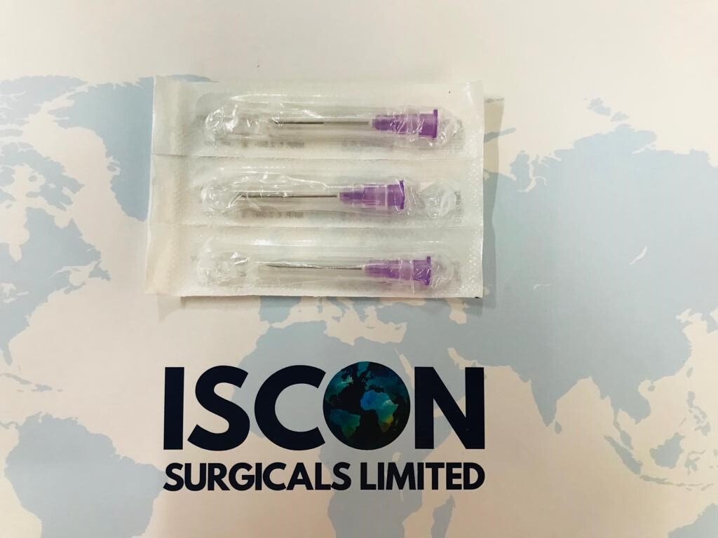 Single Use Needle - Stainless Steel, 21g-24g, Eo Sterilized | Iso 7864 & Is 10564 Certified, Individually Blister Packed
