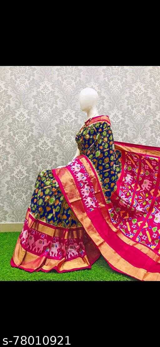 Mil Print Saree - Cotton, Customized Size, Printed Pattern | Casual Ethnic Dress, Washable Fabric, All-season Versatility, Amazing Border Blouse