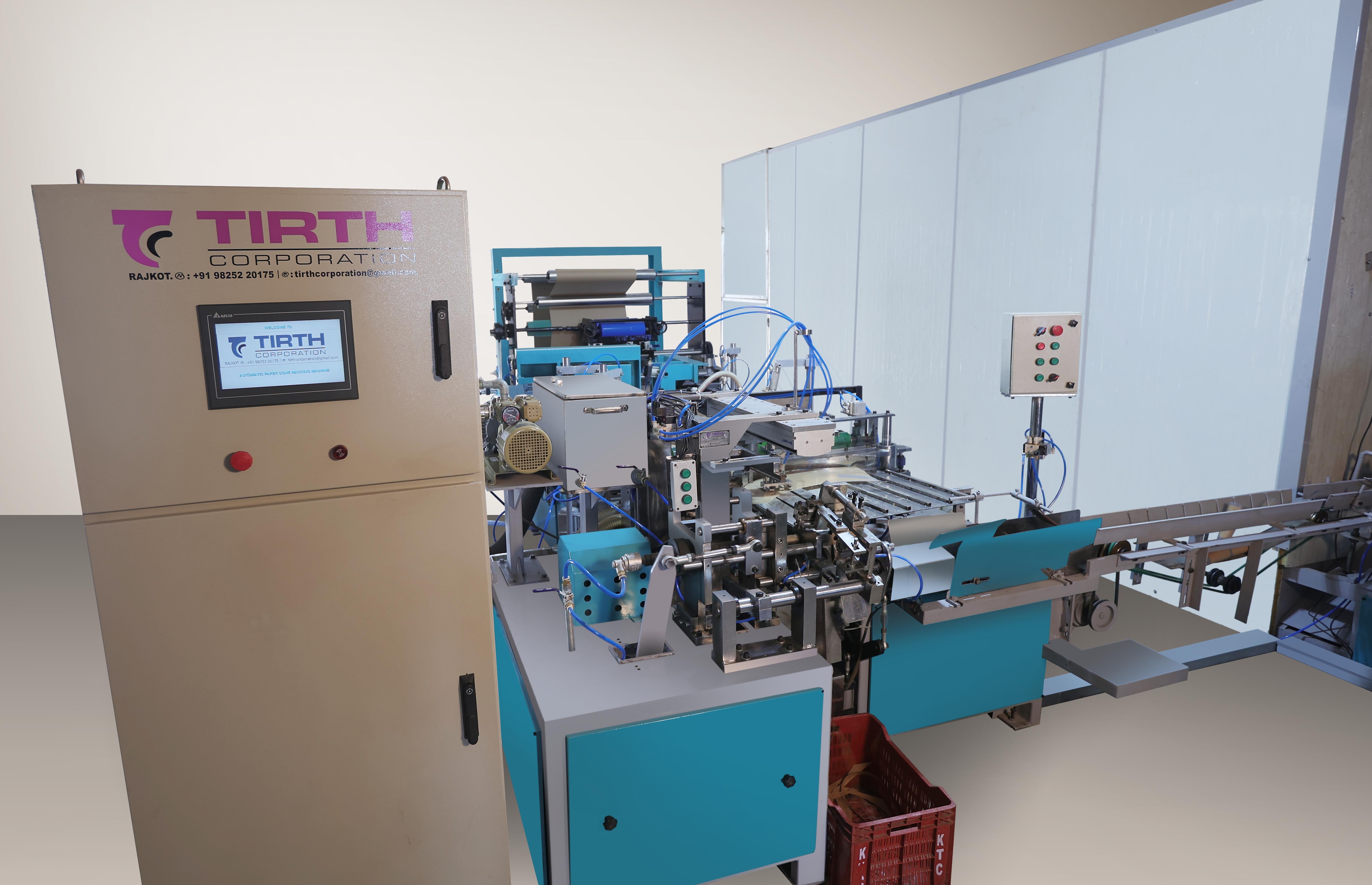 Fully Automatic Paper Cone Making Machine Capacity: 48-55 Pcs/min