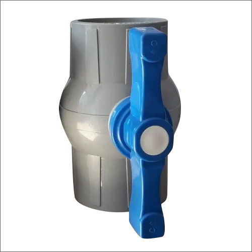 Grey Plastic Ball Valve