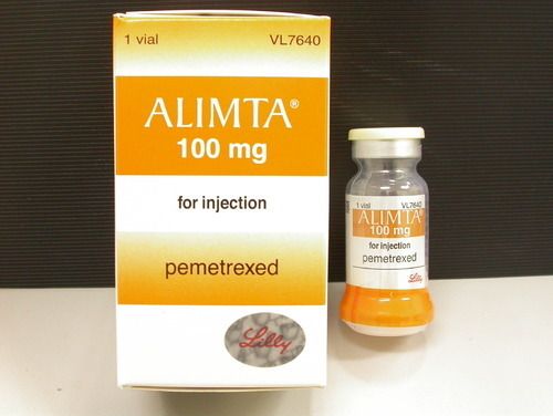 Alimta 100mg इंजेक्शन सामग्री: पेमेट्रेक्स्ड