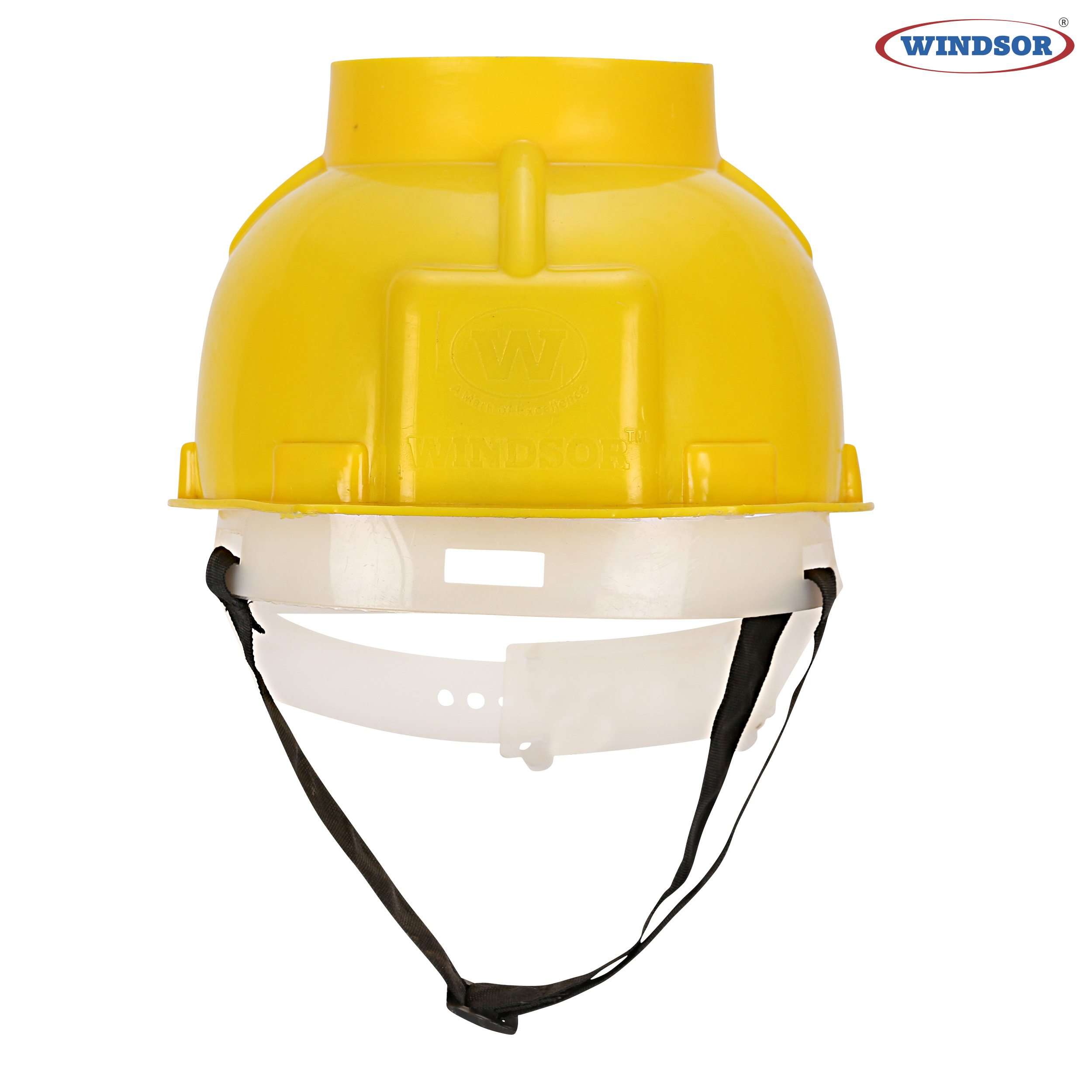 Windsor Safety Loader Helmets For Outdoor Work - Hdpe & Ldpe Materials, 10x8.5x5.5 Inch Dimensions, Yellow Color, 270 Grams Weight | 96 Pcs Per Carton