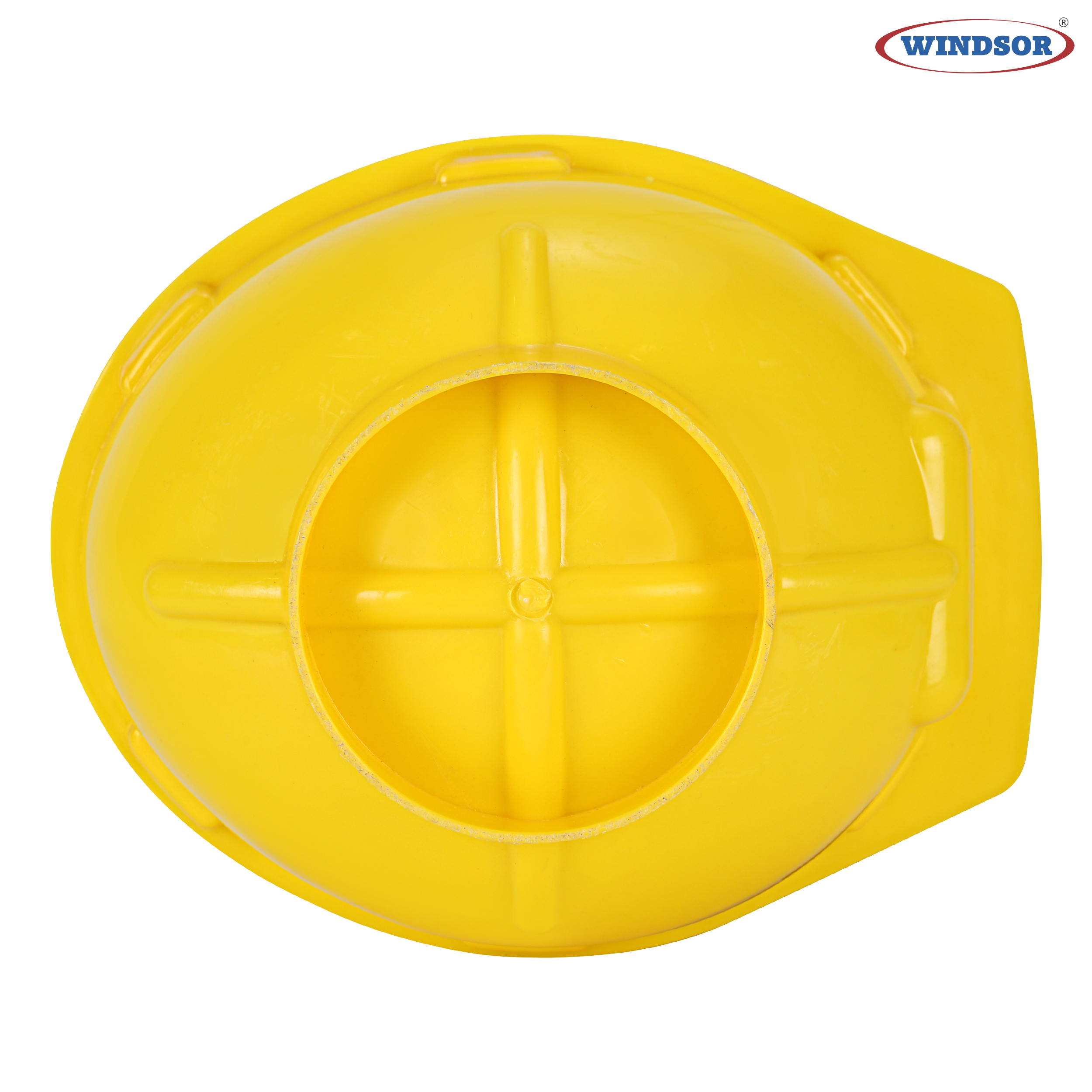 Windsor Safety Loader Helmets For Outdoor Work - Hdpe & Ldpe Materials, 10x8.5x5.5 Inch Dimensions, Yellow Color, 270 Grams Weight | 96 Pcs Per Carton